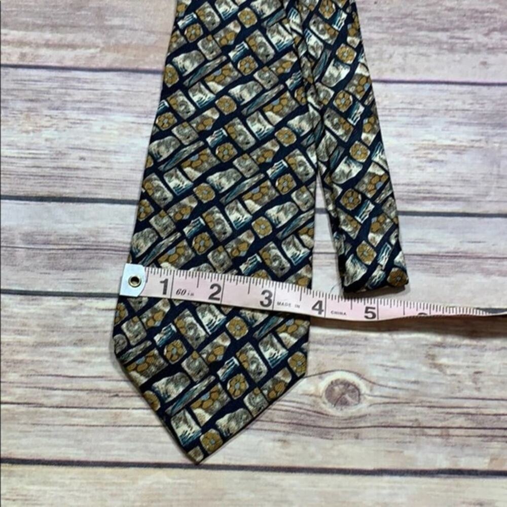 J. Garcia Silk Abstract Tie - Picture 2 of 3